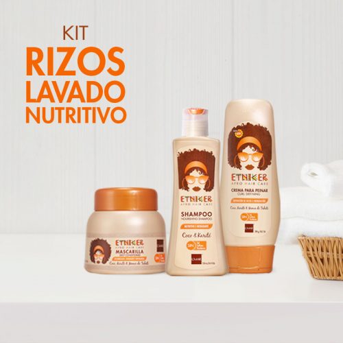 Kit Rizos Lavado Nutritivo Etniker